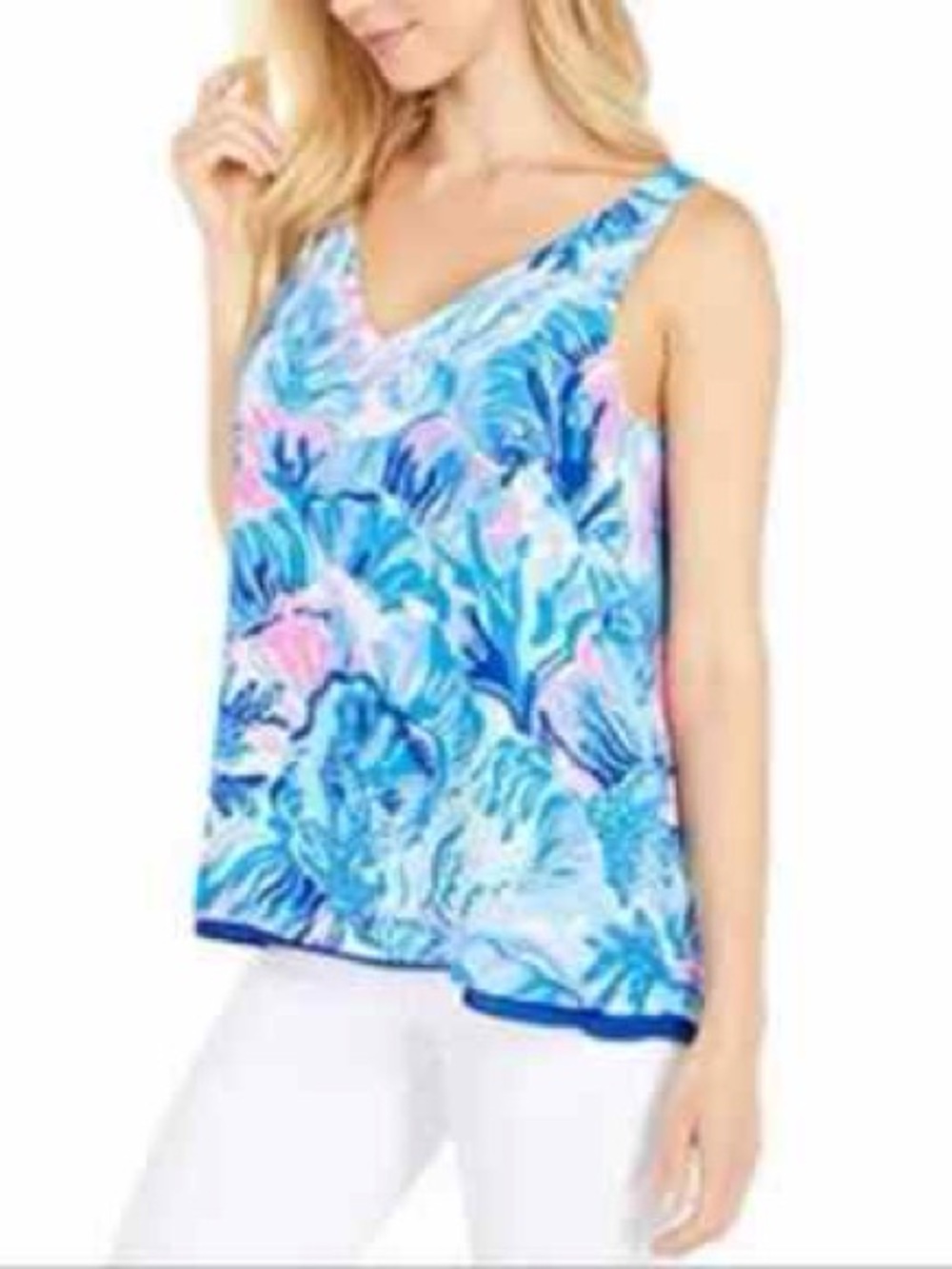 Lilly Pulitzer Florin Reversible Tank in Shade Seekers